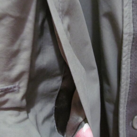 Dennis Basso Green Full Length Hooded Coat ~ Animal Print Lining ~ Size 1X - Picture 12 of 16